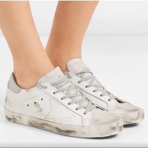 Golden Goose Superstar Sneakers white and grey